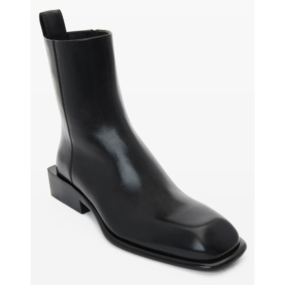 Alexander Wang  throttle leather ankle boot. NIB 37. 7